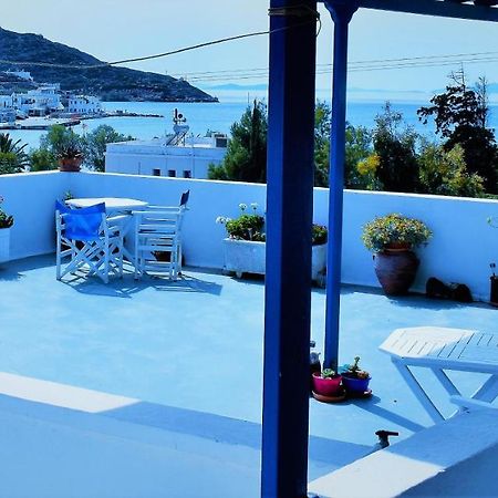 Angeliki Pension Katápola Exterior foto