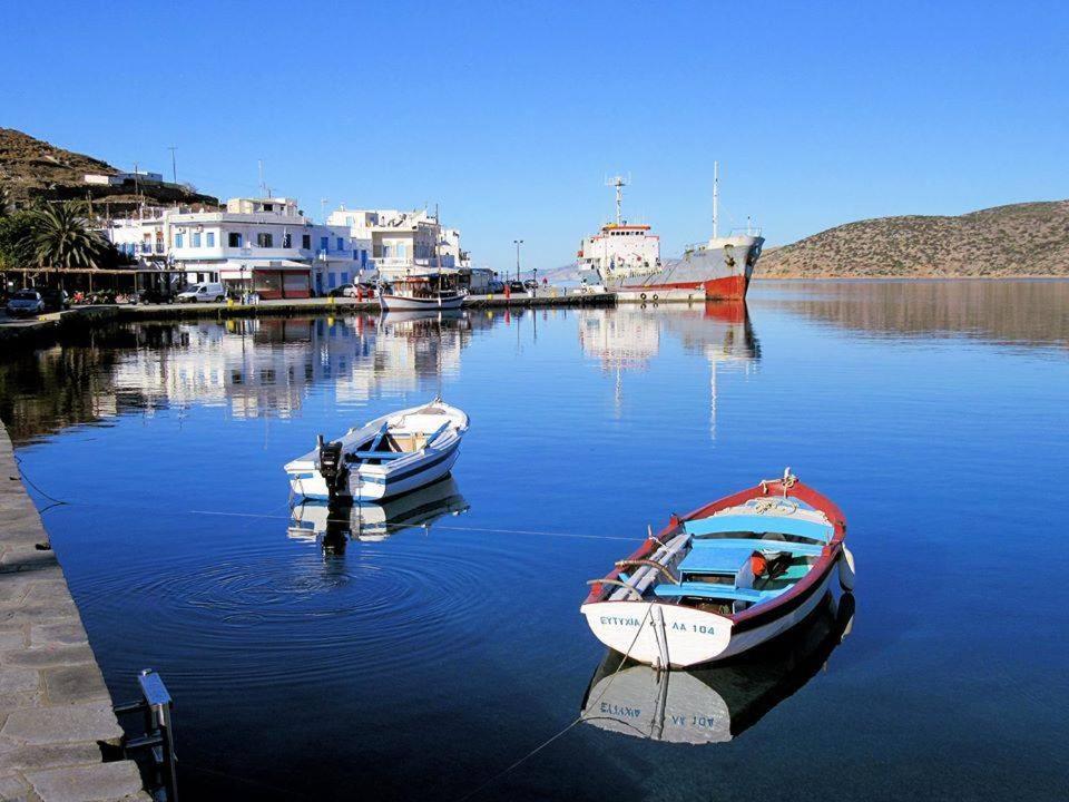 Angeliki Pension Katápola Exterior foto