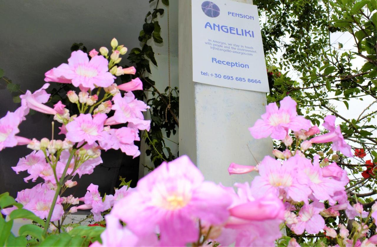 Angeliki Pension Katápola Exterior foto