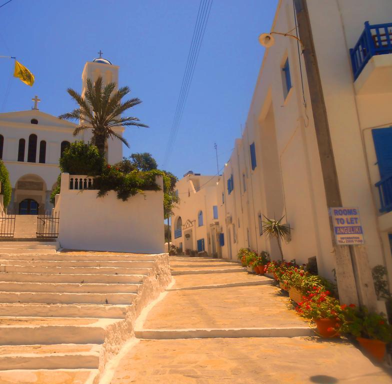 Angeliki Pension Katápola Exterior foto