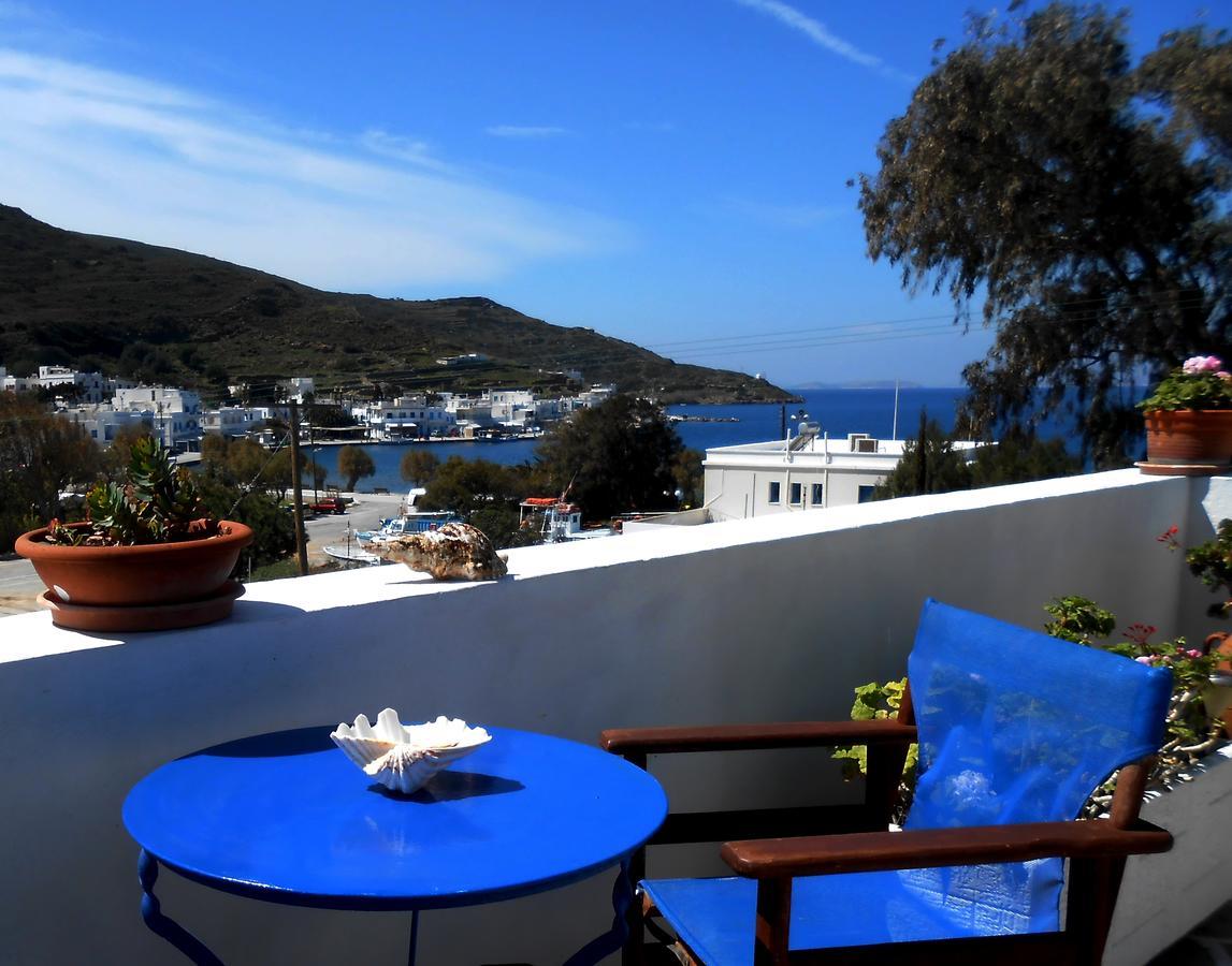 Angeliki Pension Katápola Exterior foto
