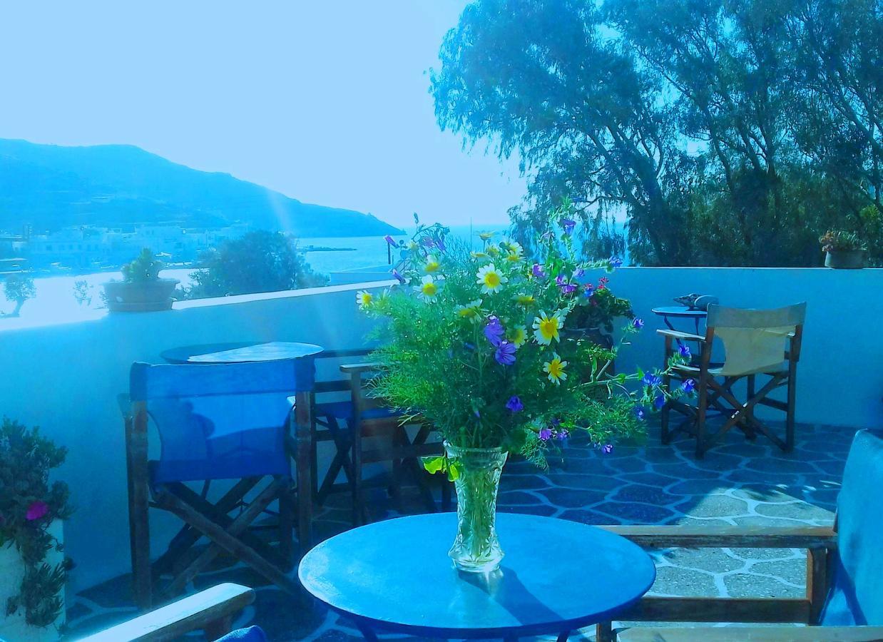 Angeliki Pension Katápola Exterior foto