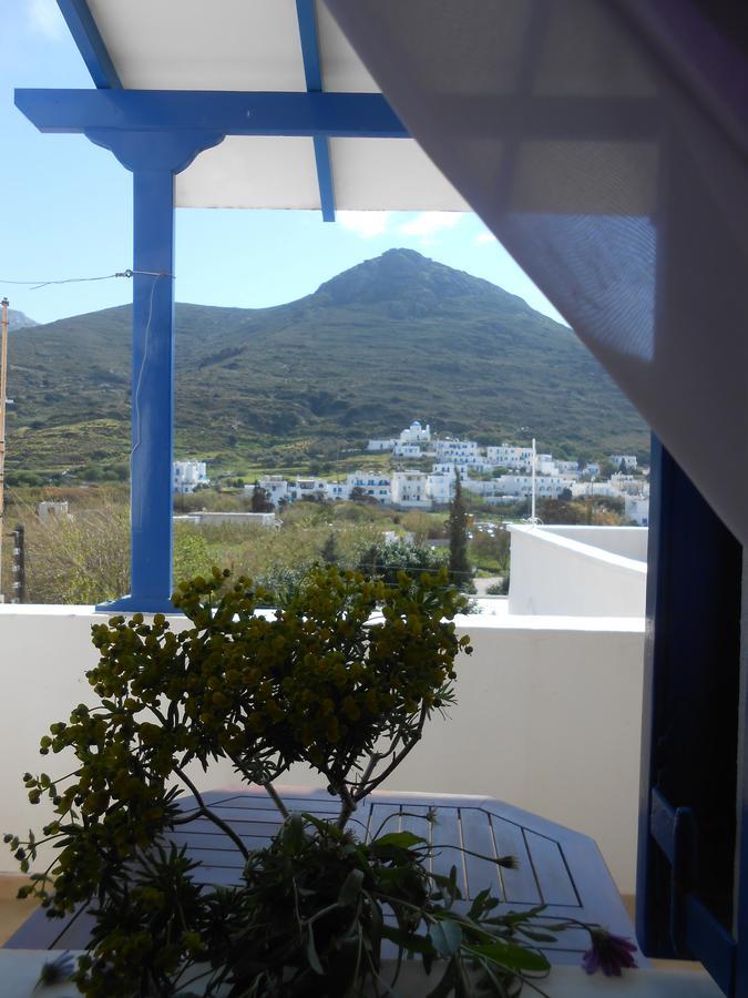 Angeliki Pension Katápola Exterior foto